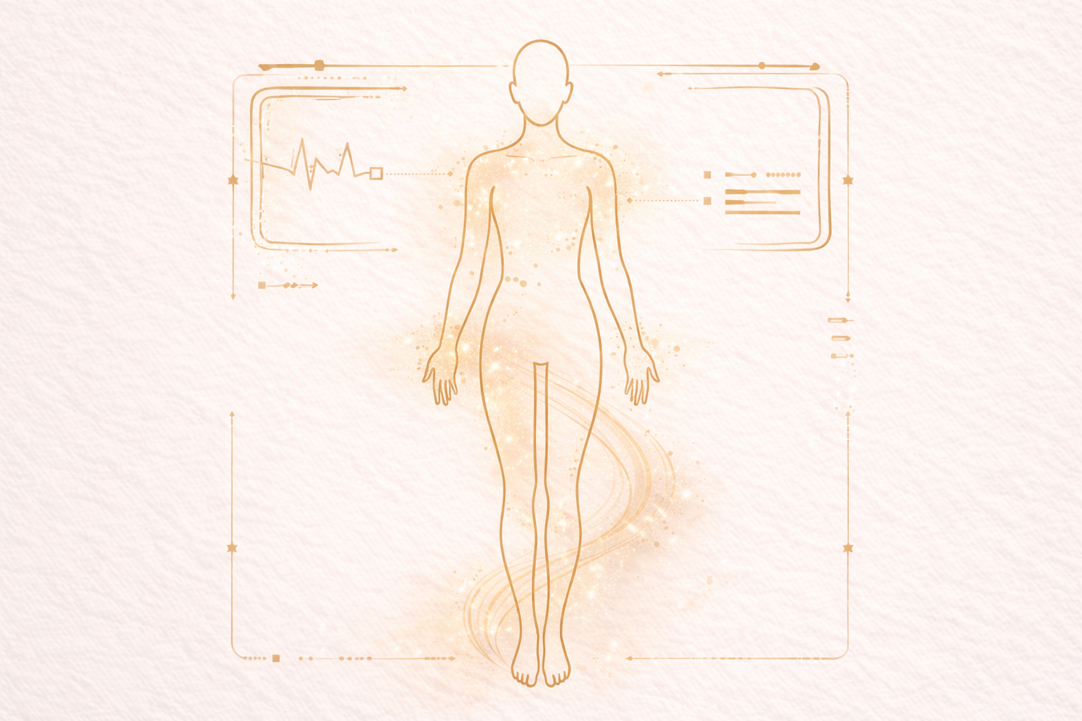 Ilustración sobre el escáner corporal